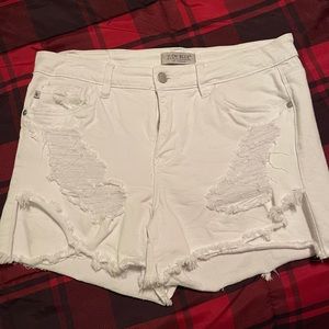Judy Blue white shorts size large
